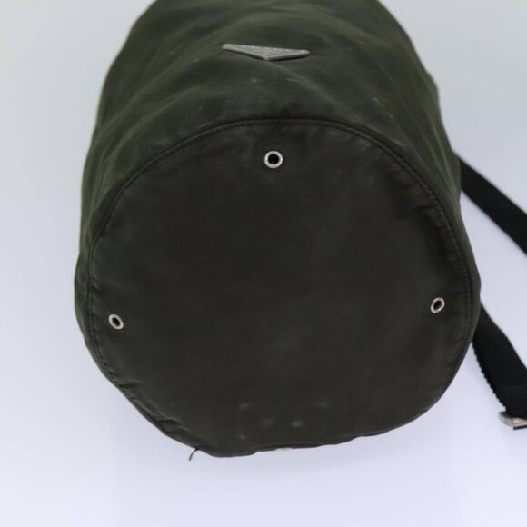 PRADA Shoulder Bag Nylon Khaki Auth - Picture 6 of 16